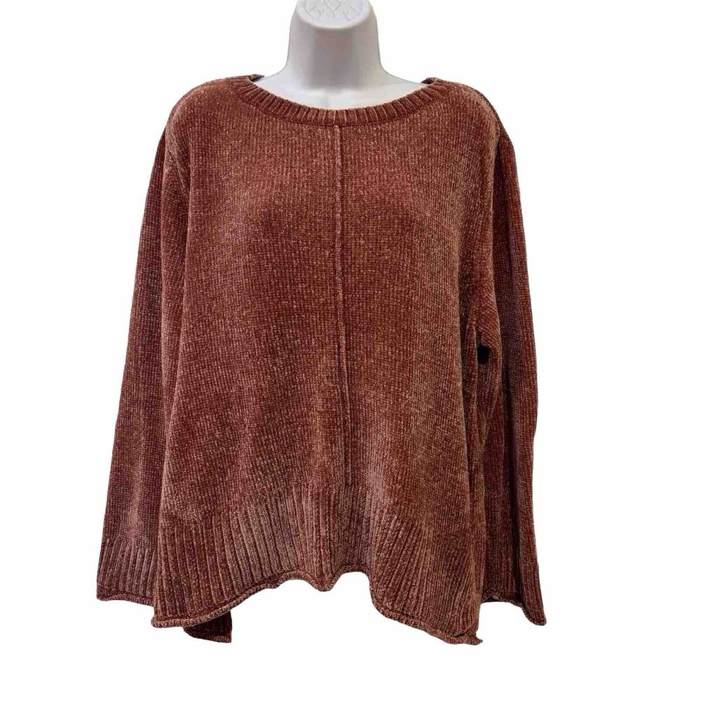 Style & Co Women’s Size XL Chenille Pullover Crewneck Long Sleeve‎ Sweater